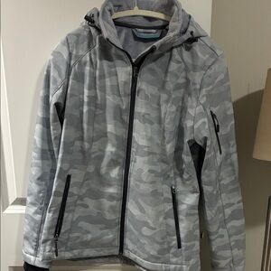 Free Country Light Gray Camouflage Performance Jacket